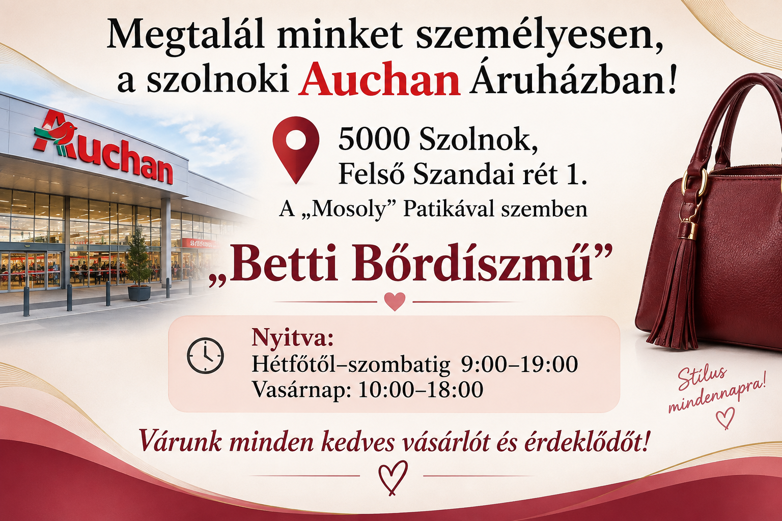 Üzletünk bemutatása