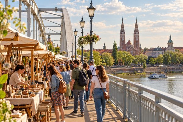 Szegedi vásári hangulat – illusztráció